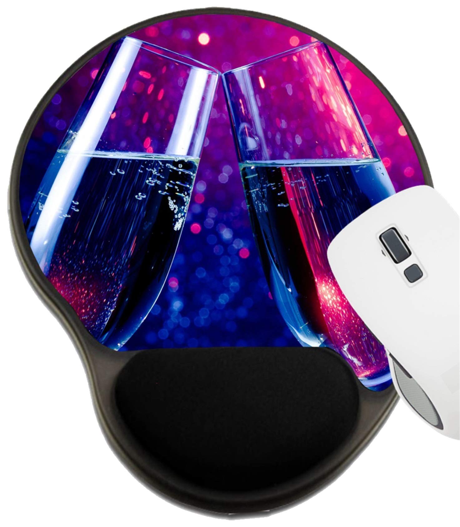 Ergonomic MSD Mouse Pad with Wrist Rest Support - Non-Slip Gaming & Office Desk Mat for Comfortable Computer Use | Perfect for Long Work Hours, Gaming Sessions, and Typing Comfort