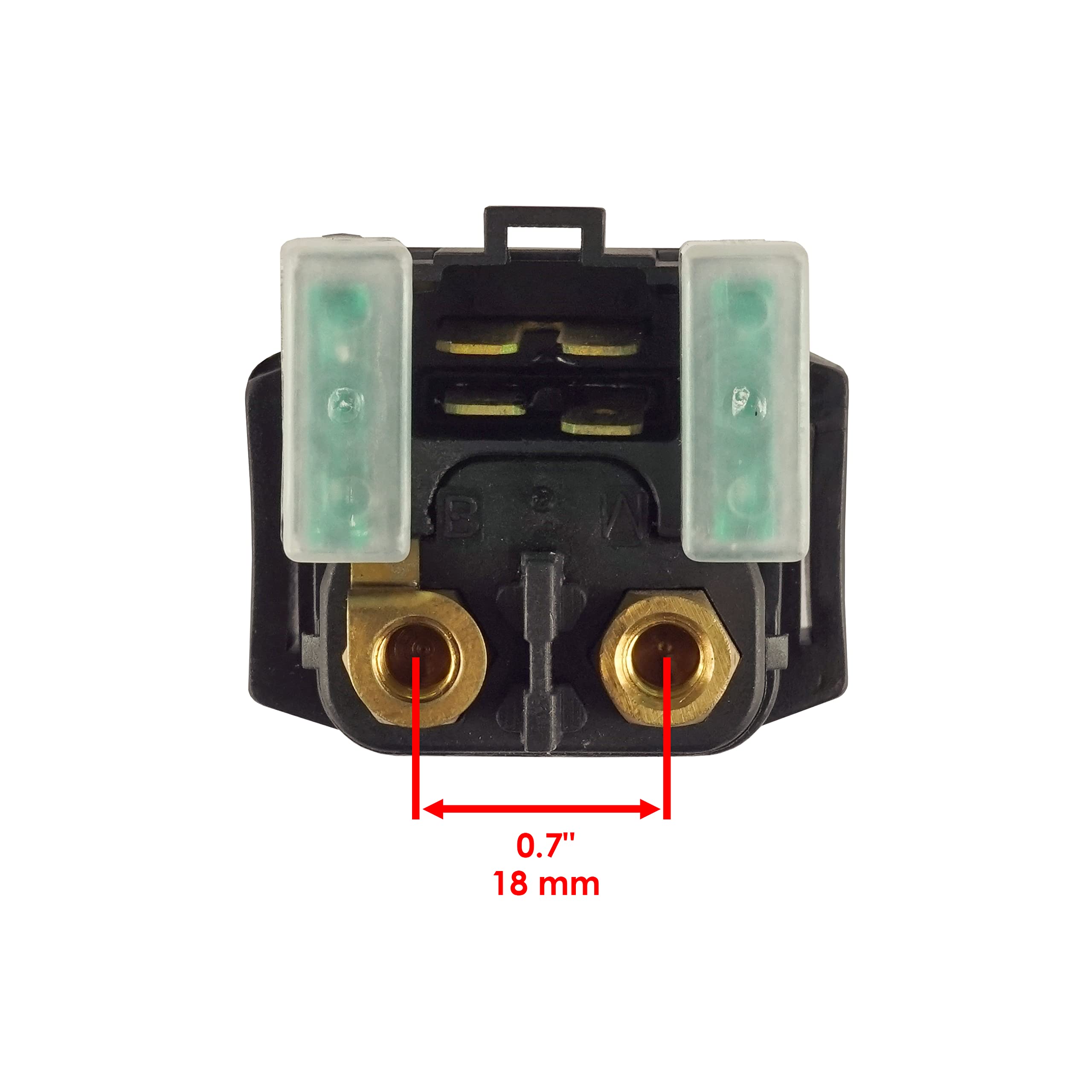 Caltric Starter Relay Solenoid for Yamaha Big Bear 400 YFM400 (2000-2009) - Compatible Replacement Part for ATV & Off-Road Motorcycle Repair