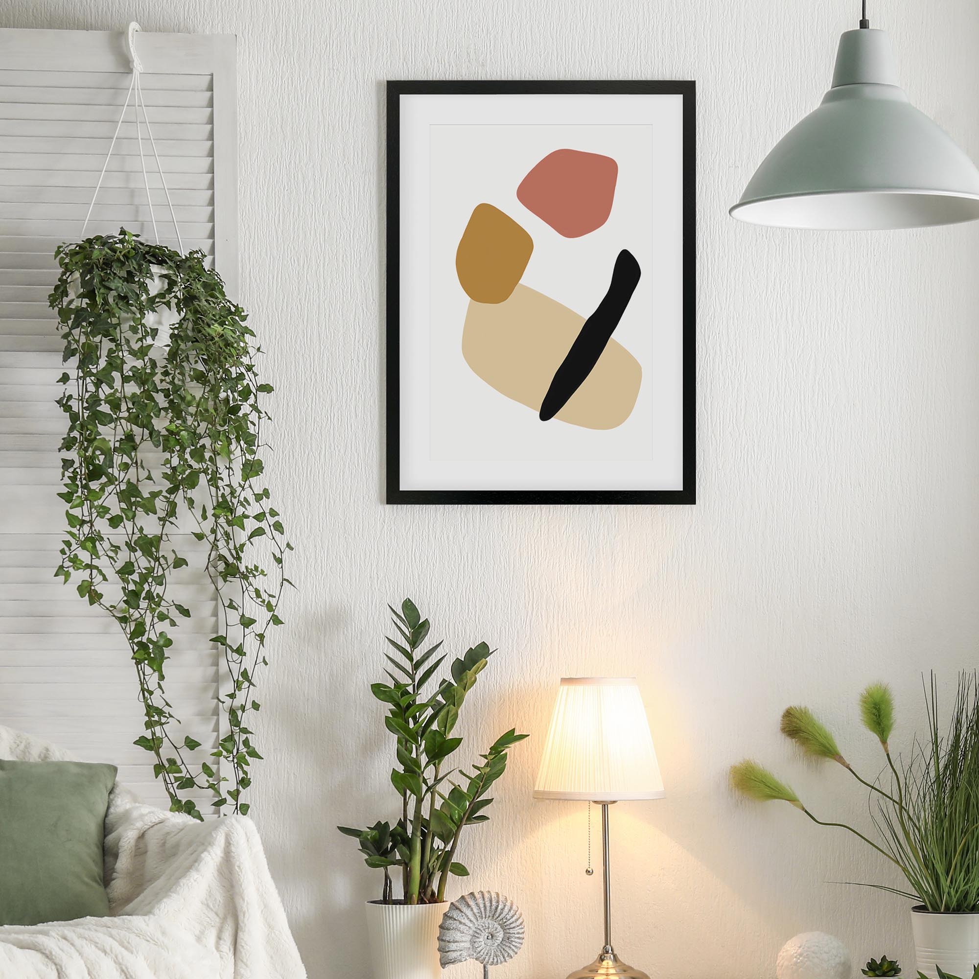 Tribal Design Framed Wall Art - Handmade Ethnic Home Decor for Living Room, Bedroom & Office | Perfect for Boho, African & Native American Style Interiors