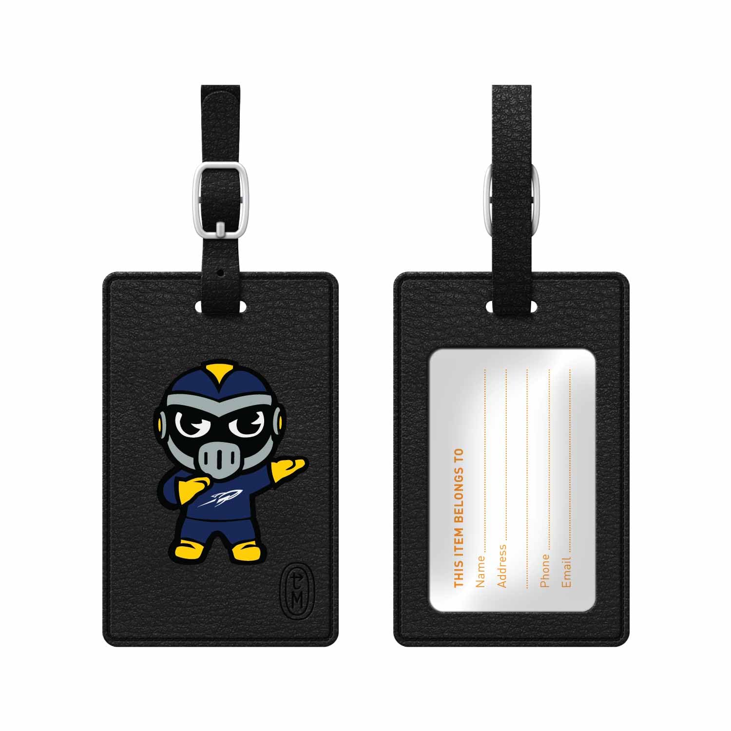 University of Toledo Tokyodachi Classic Luggage Tag - Durable Travel ID Tag for Suitcases, Bags & Backpacks - Perfect for Travel, Airports & Campus Life