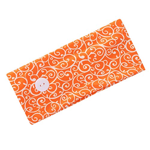 Adjustable Sports Headbands for Men & Women - Soft Ear Protection Hair Band with Button Closure, Printed Design for Running, Yoga & Workouts - Stay Comfortable & Stylish During Exercise