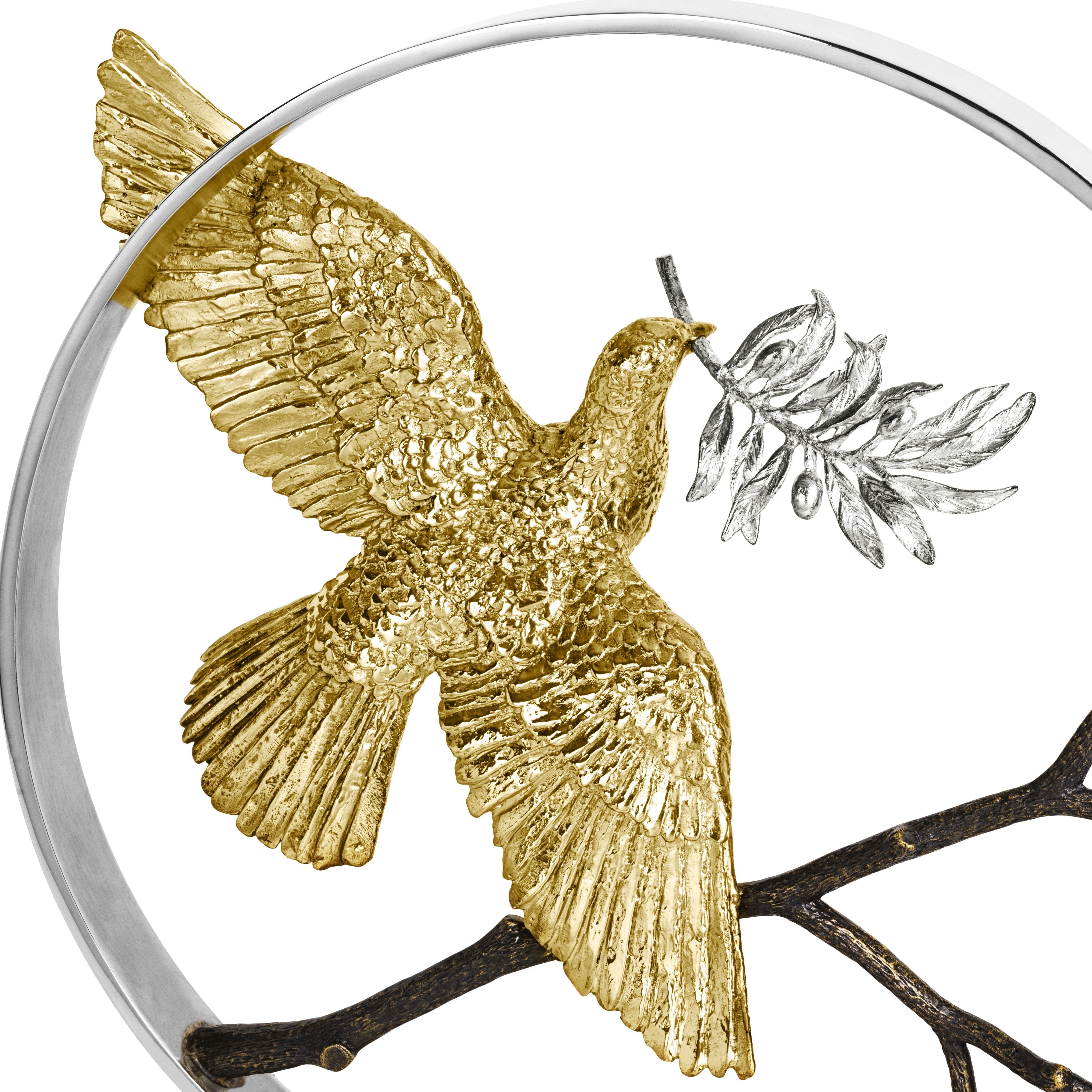 Dove 14 Moon Gate Sculpture - Elegant Garden Decor for Outdoor & Indoor Use - Perfect for Patio, Yard, and Home Décor