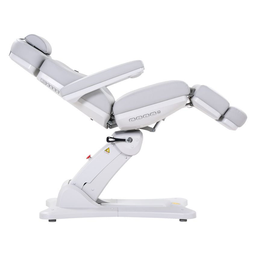 SilverFox 2246BN Electric 4-Motor Beauty Bed with Hand Remote & Position Memory - Professional Esthetician Massage Table for Spa, Salon, and Skin Care Treatments