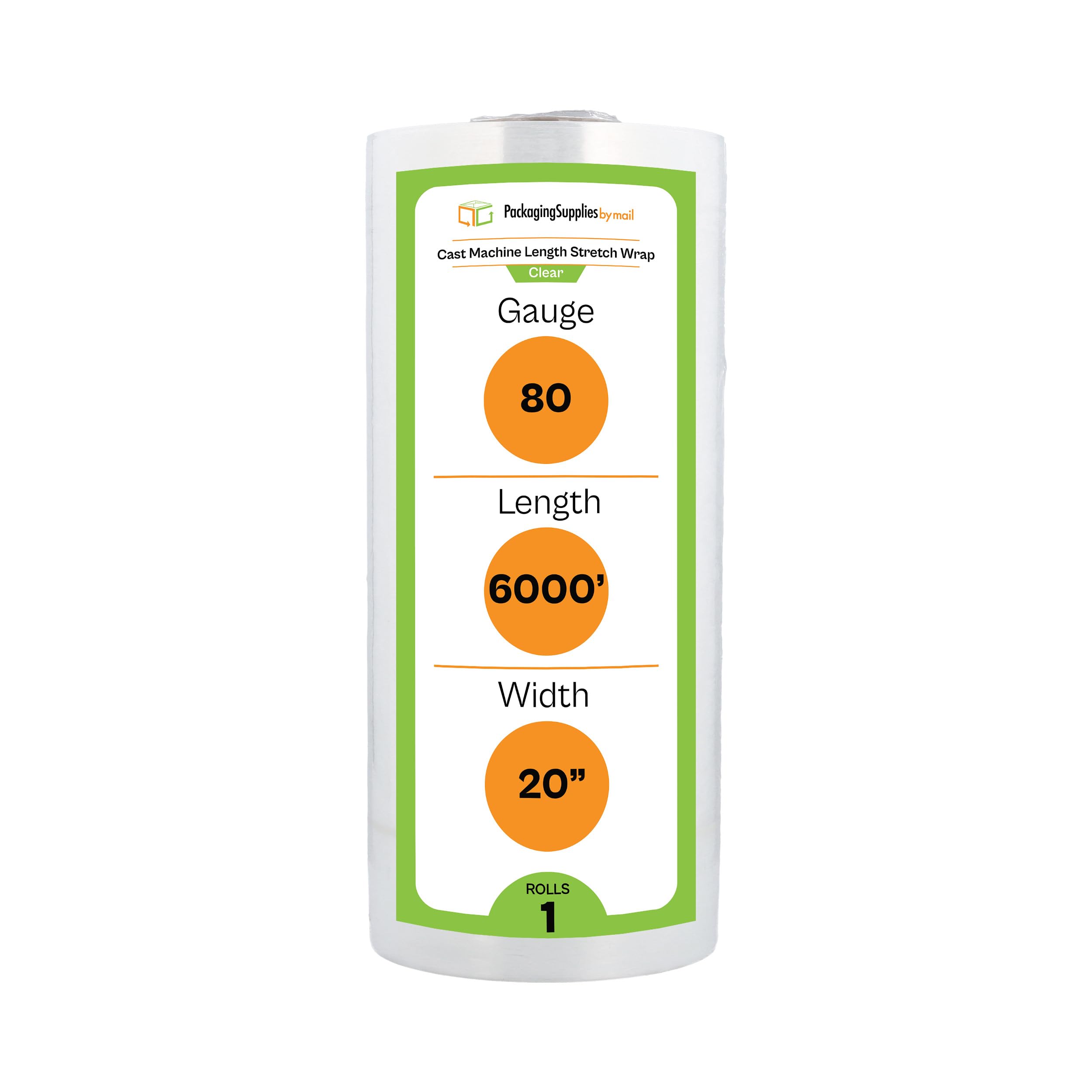 PSBM Machine Stretch Wrap - 1 Pack, 19.7