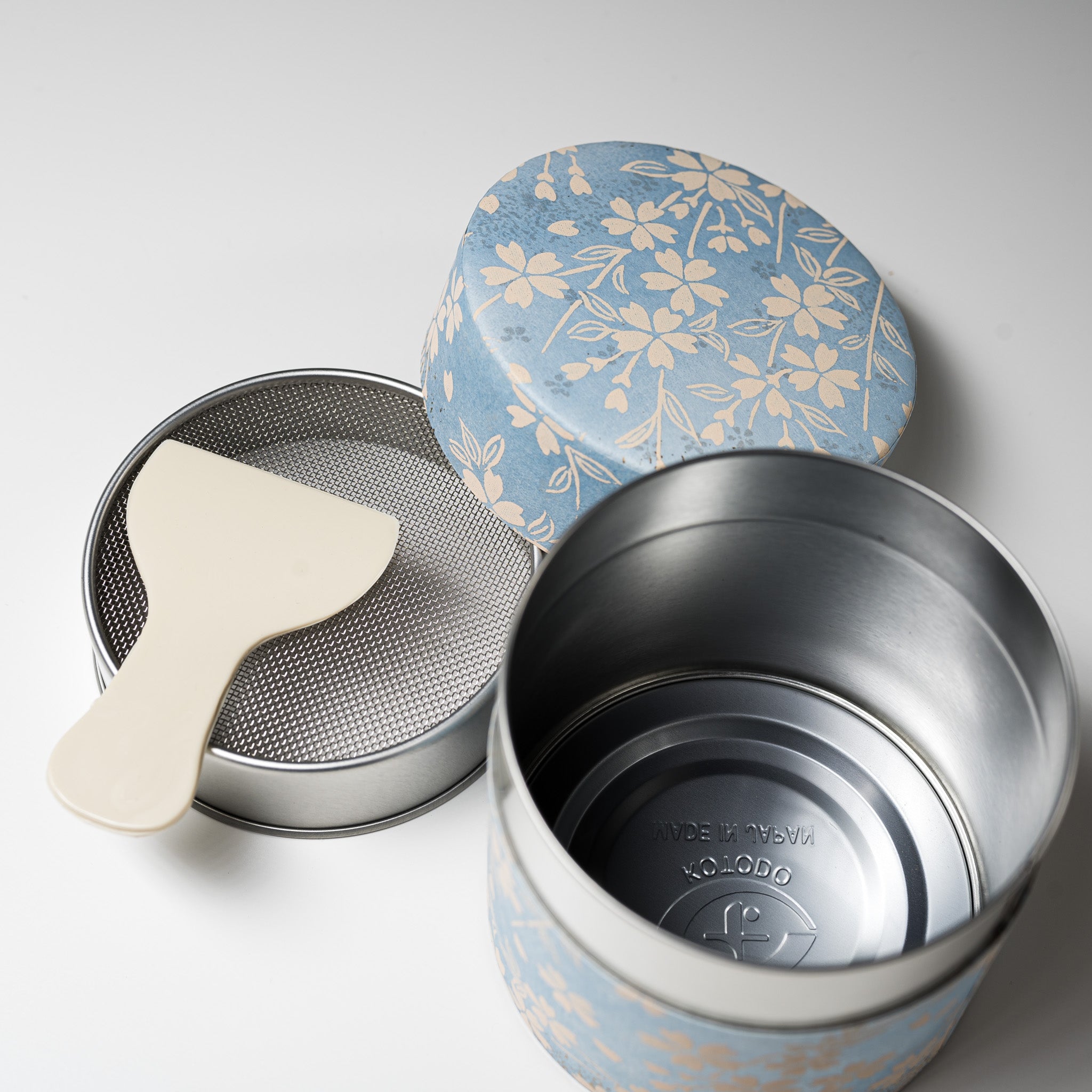 Premium Matcha Powder Storage Container with Sakura Design - Airtight Tea Canister for Freshness - Perfect for Japanese Tea Ceremonies & Home Kitchen Organization