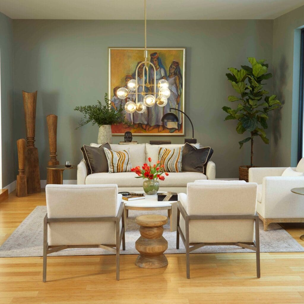Cyan Design 11292 Balance Sculpture in Pecan Finish - Medium Size Home Decor for Living Room, Office & Meditation Space