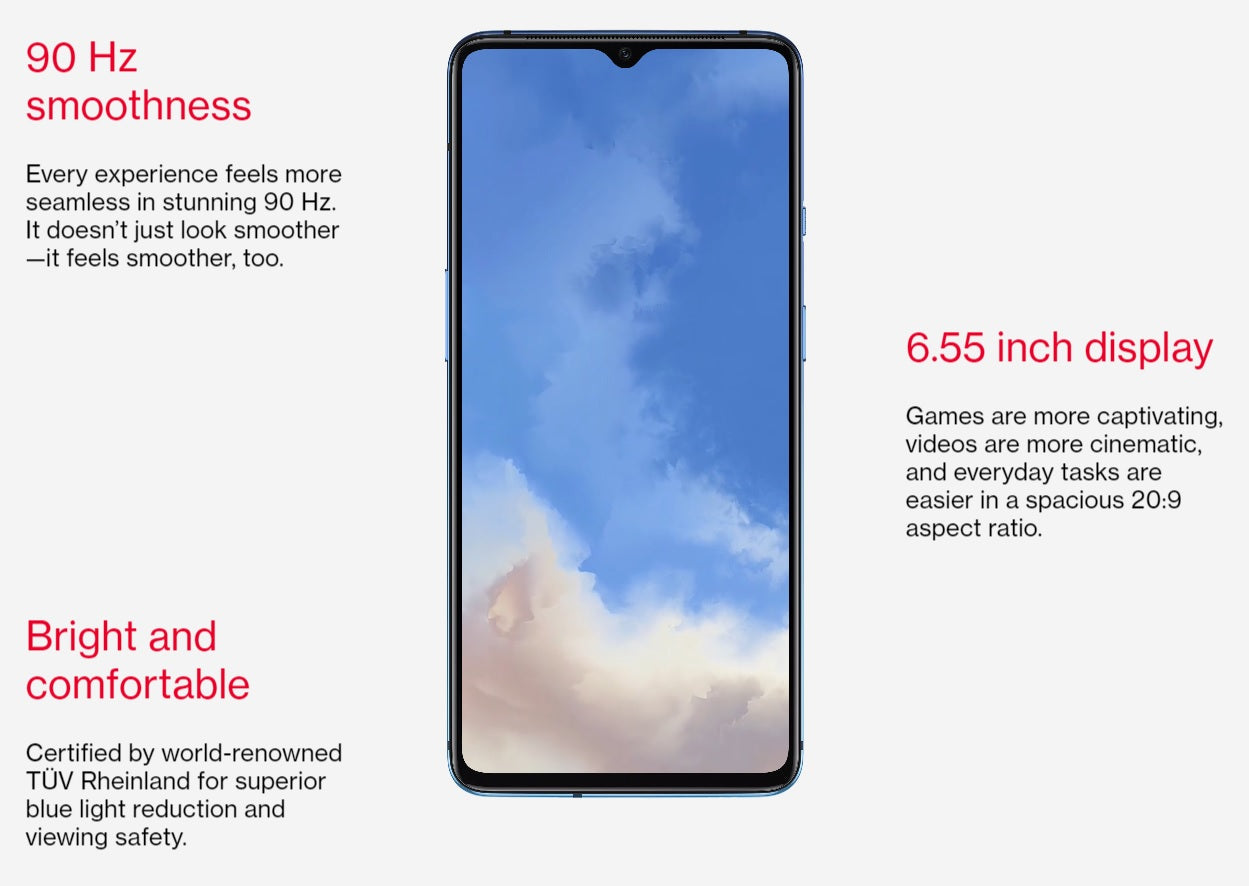 OnePlus 7T Smartphone (128GB, 8GB RAM) 6.55