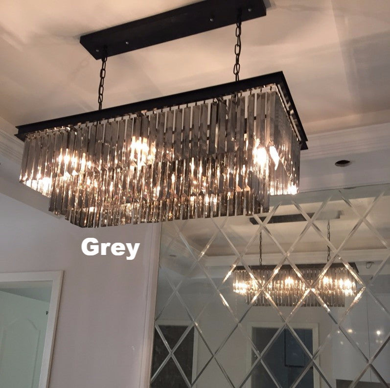 Anna Crystal Chandelier - Elegant Modern Ceiling Light Fixture for Dining Room, Living Room & Bedroom | Perfect for Home Decor & Wedding Venues