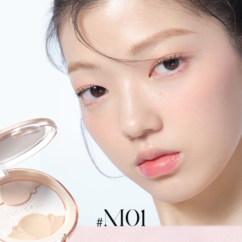 Judydoll Glamorous Glaze Pressed Powder Compact - Oil Control & Shine-Free Makeup for All-Day Wear | Perfect for Daily Use, Office & Special Occasions