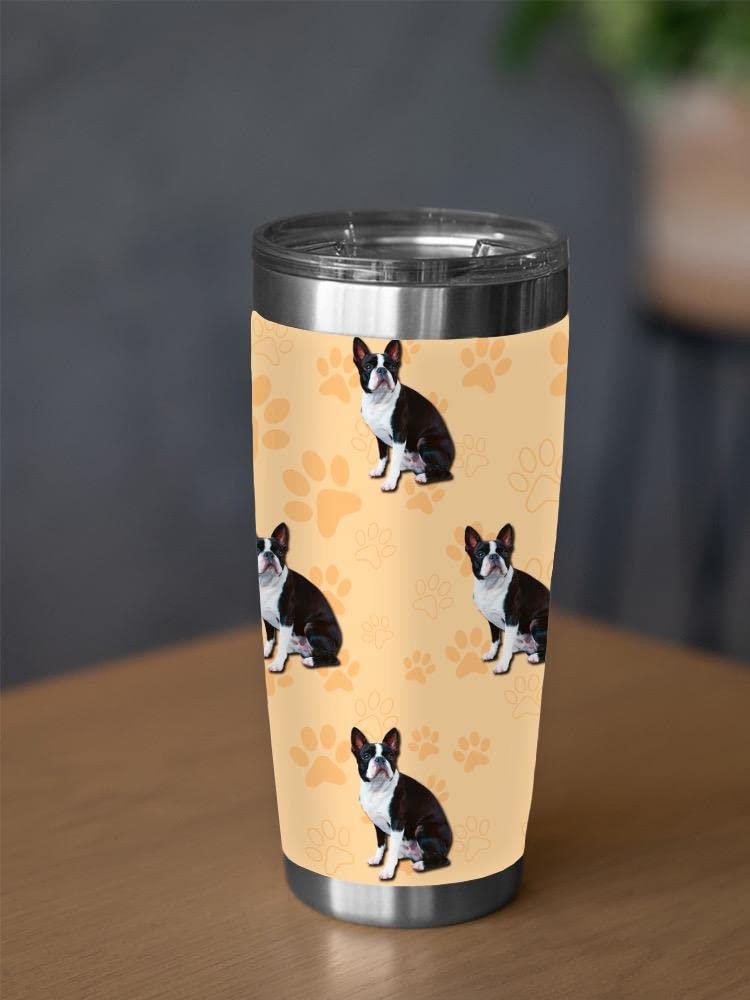 French Bulldog Tumbler - Insulated Stainless Steel Travel Mug for Hot & Cold Drinks - Cute Dog Lover Gift for Office, Gym, or Outdoor Adventures