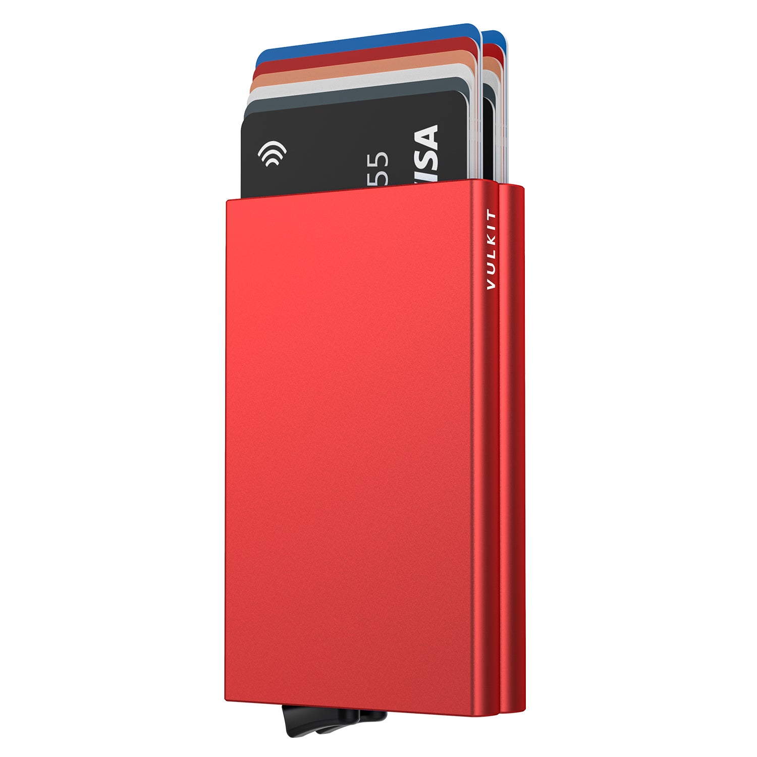 VC102 Double Aluminum Card Holder - Slim RFID Blocking Wallet for Credit Cards, IDs & Cash - Perfect for Travel, Business & Everyday Use