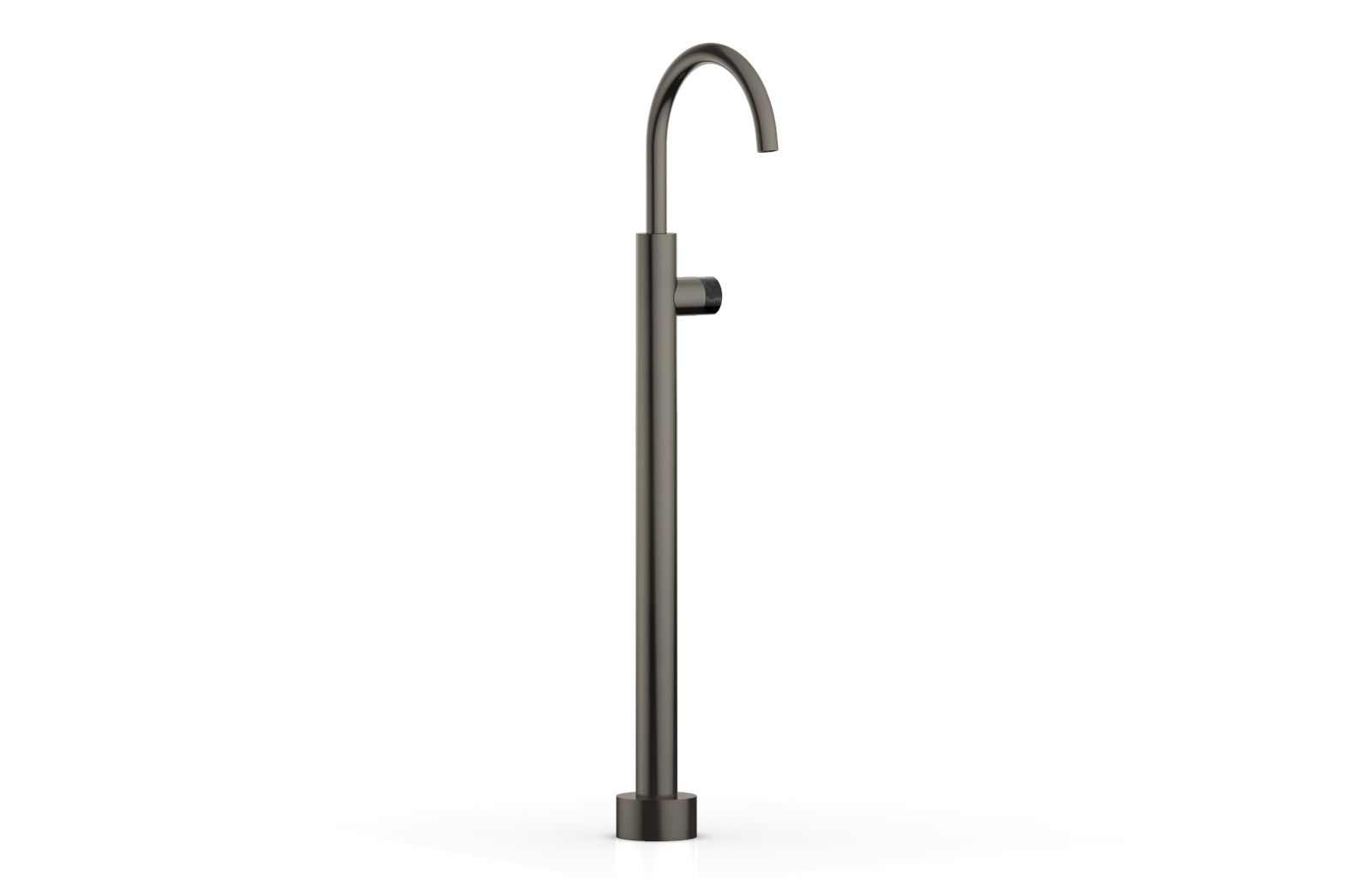 Premium BASIC II Tall Floor Mount Tub Filler with Elegant Marble Handle - Model 230 47 02 - Perfect for Modern Bathrooms & Luxury Spa Retreats