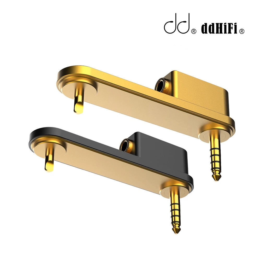 DD ddHiFi DJ44S M1 / DJ44S MAX 4.4mm Balanced Ground Pin Adapter for HiFi Audio - Perfect for Headphone Amplifiers, DACs, and Audiophile Equipment