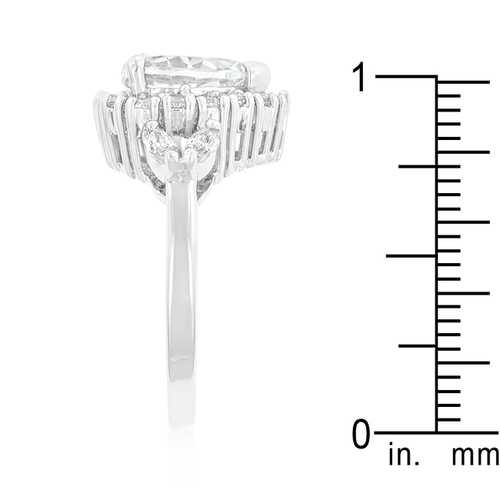 Heart Halo Engagement Ring - 14K Gold Diamond Wedding Band for Women | Perfect Proposal, Anniversary & Valentine's Day Gift