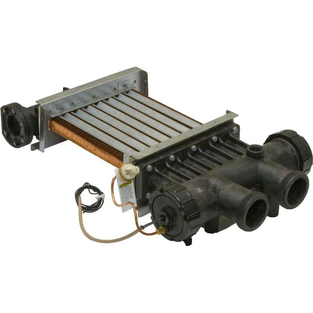Zodiac R0470602 Complete Heat Exchanger Assembly Replacement for Zodiac Legacy LRZE175 Pool and Spa Heater - Perfect for Pool Heating System Repair & Maintenance