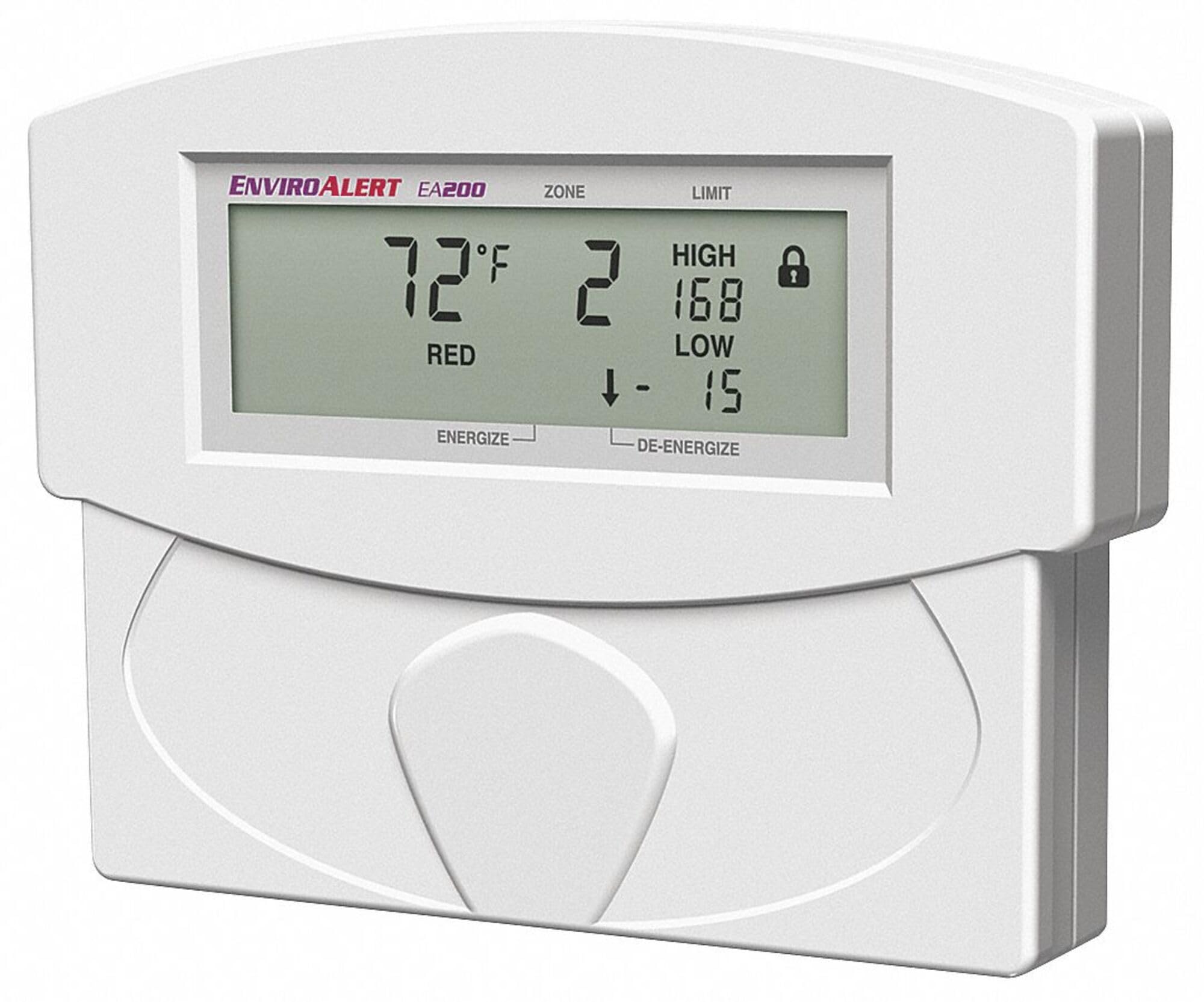 WINLAND ELECTRONICS EA200-12 Digital Temperature Alarm with Wide Range (-58°F to 299°F) - Perfect for Food Storage, Laboratory, and Industrial Monitoring