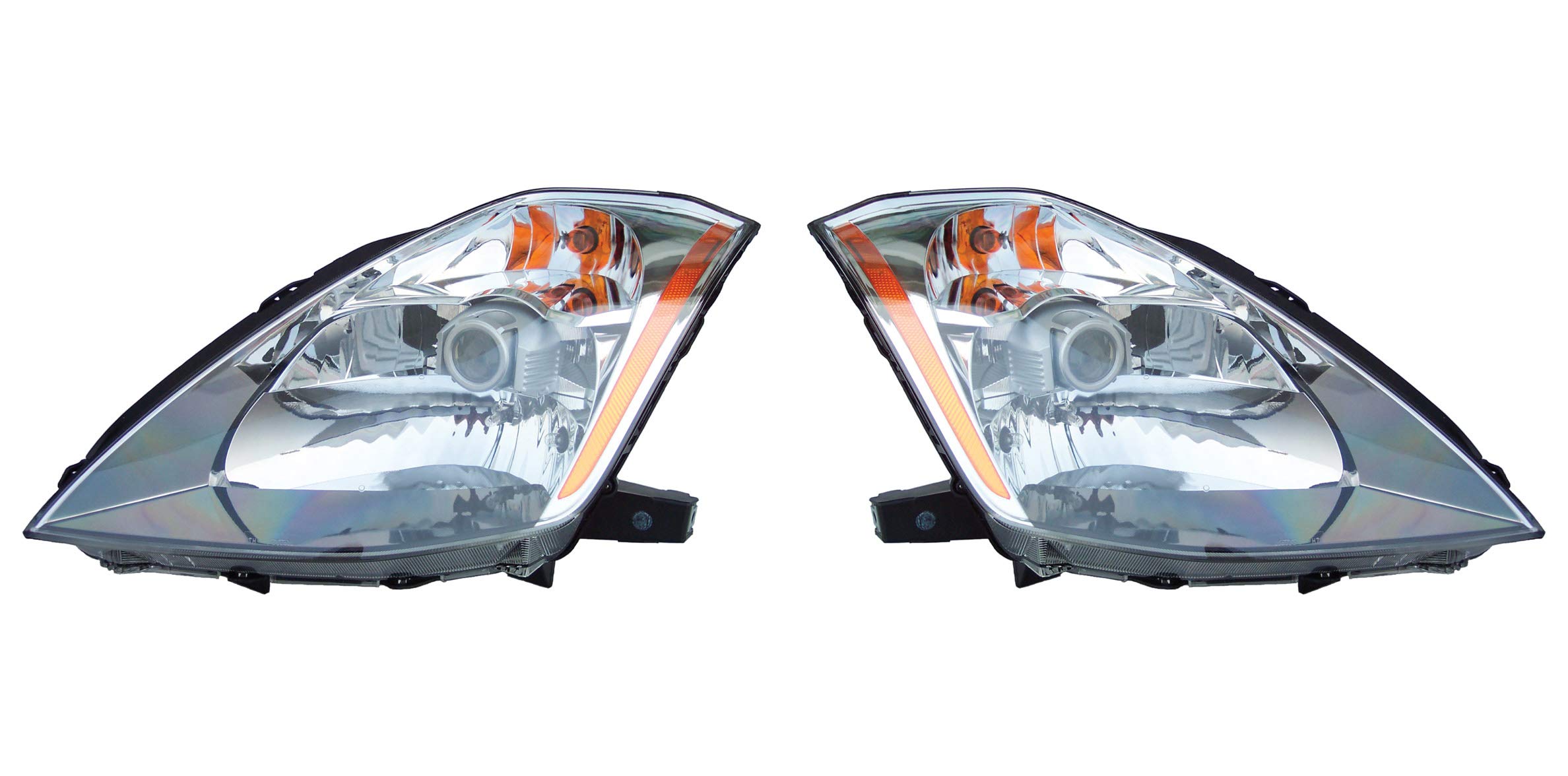 OE Style Nissan 350Z Headlights (2003-2005) - Left & Right Pair for Night Driving
