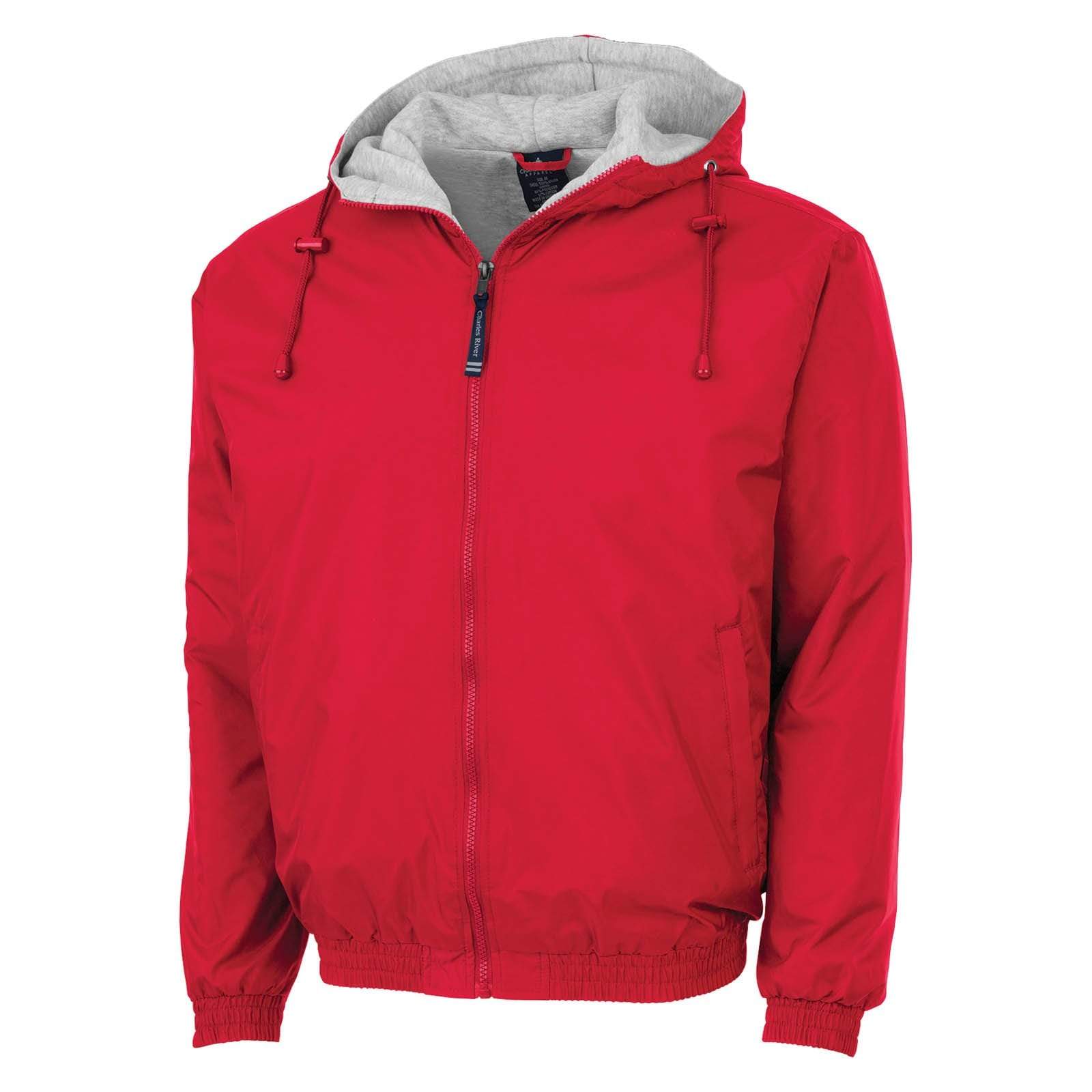 Charles River Performer Jacket - Lightweight Water-Resistant Men's Outdoor Jacket for Hiking, Running & Casual Wear