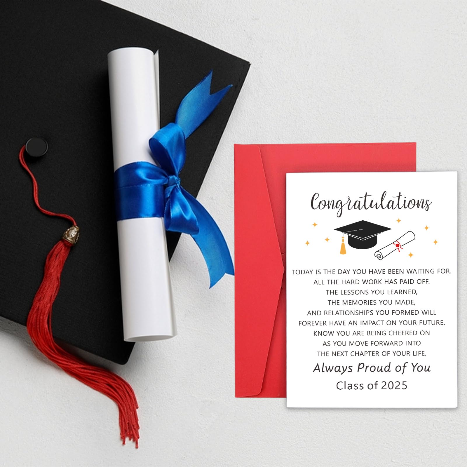 Class of 2025 Graduation Gifts for Him & Her - Bulk Graduation Cards, Announcements & Decor - Perfect for High School Seniors, College Graduates - Great as Christmas Stocking Stuffers & Celebration Gifts