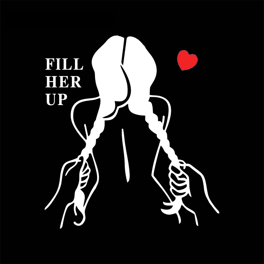 Funny Car Stickers and Decals - Sexy Girl Vinyl Decals for Cars, Bumpers, Trucks, SUVs & Motorcycles - Reflective Waterproof Stickers for Adults (White) - Perfect for Car Customization, Wall Decor & Personalizing Vehicles