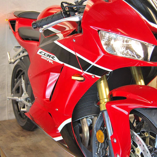 Honda CBR 600RR Front Turn Signals (2013-2022) - LED Motorcycle Indicators for Enhanced Visibility & Safety - Perfect for Street Racing & Daily Commuting