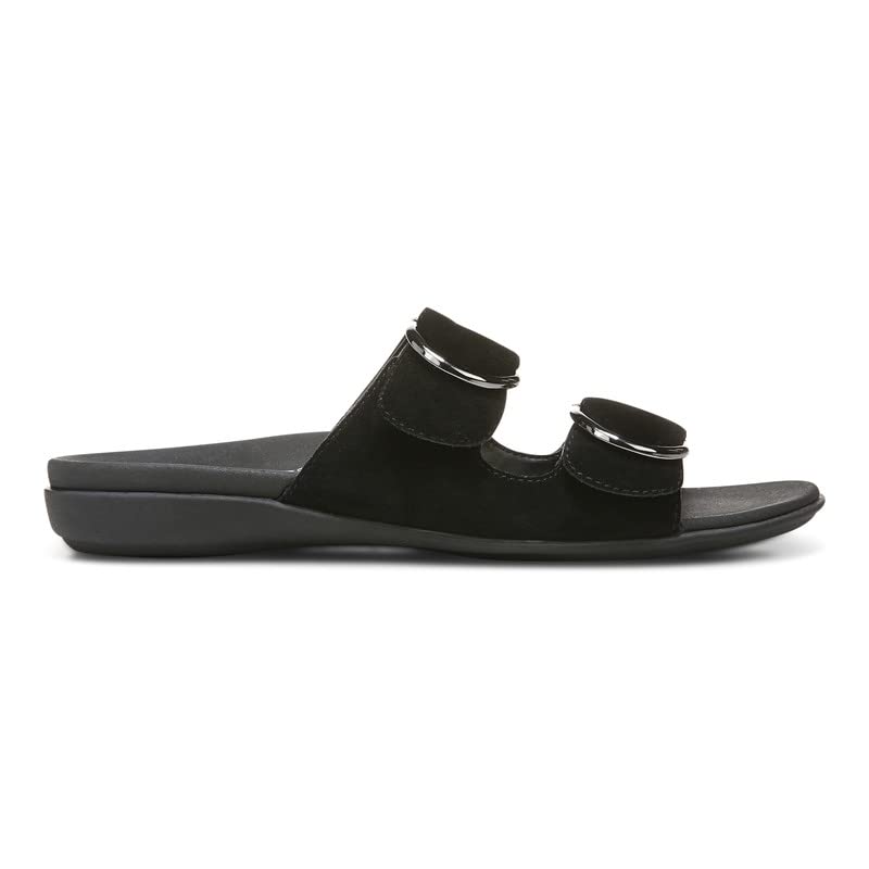 Vionic Women's Mirage Corlee Casual Slip-On Slide Sandals - Orthotic Arch Support Comfortable Walking Sandals for Women with Three-Zone Cushioning | Perfect for Beach, Poolside, and Everyday Wear