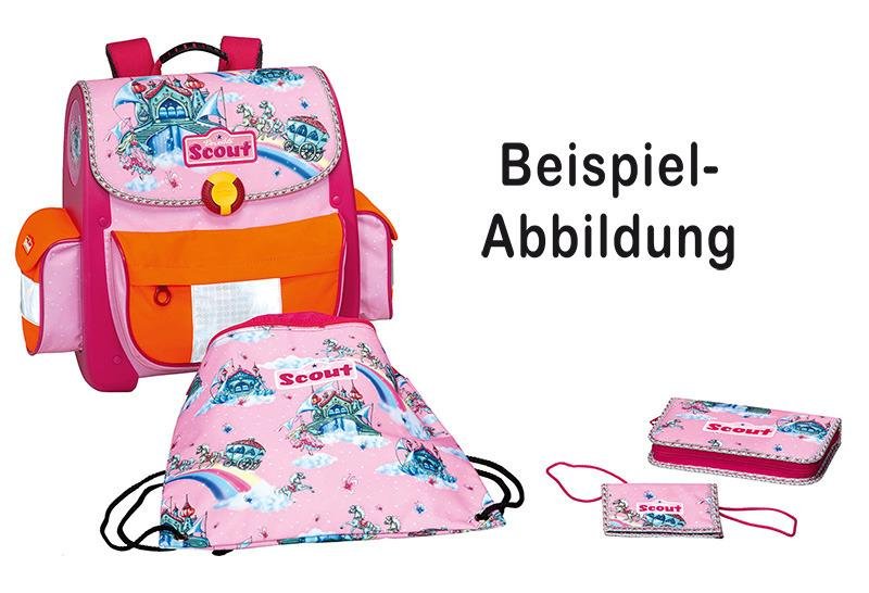 Scout Easy II Zauberfee 4-Piece School Backpack Set for Kids - Durable Bookbag with Pencil Case, Lunch Box & Water Bottle - Perfect for Elementary Students, School Supplies & Daily Use