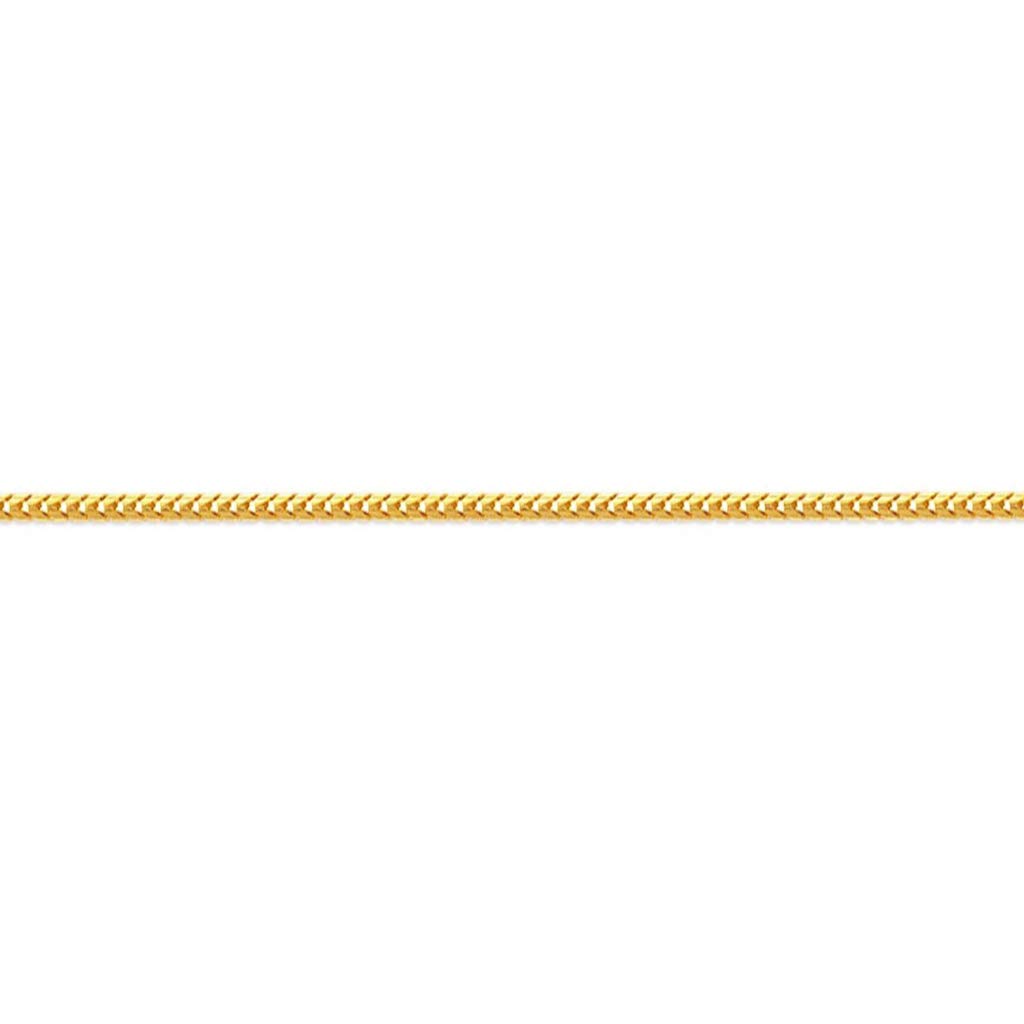 14K Gold Franco Chain Necklace - Italian Crafted Yellow, White & Rose Gold Jewelry for Women & Men | Strong Shiny Link Design | 1.0mm-3mm Width, 16