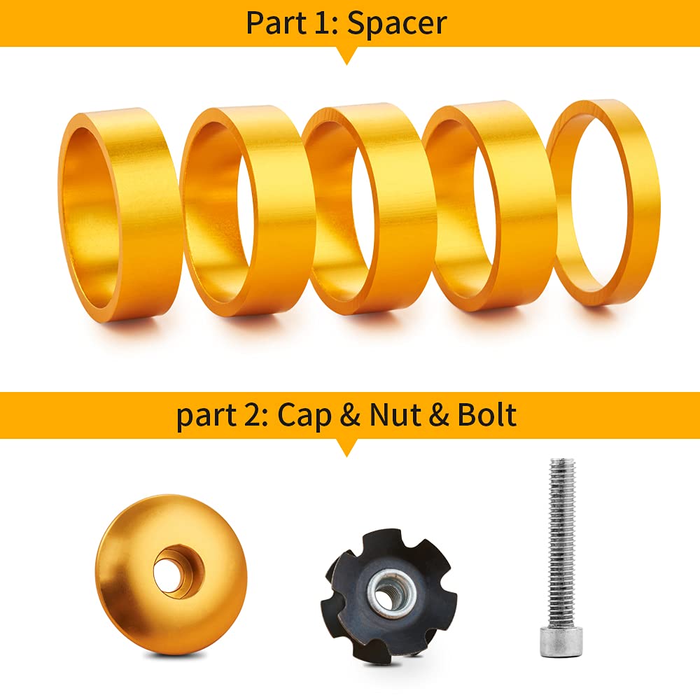 Carbon Fiber Bicycle Headset Spacer 1-1/8