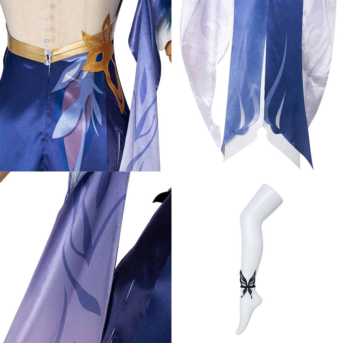 Genshin Impact Cosplay Costume Set - Game Character Uniform Outfit for Halloween, Anime Convention & Cosplay Events | National Style Design for Fans