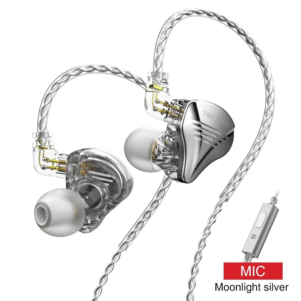 TRN TA2 2BA+1DD Hybrid In-Ear Monitors - High Resolution Audiophile Earphones for Music, Gaming & Studio Monitoring