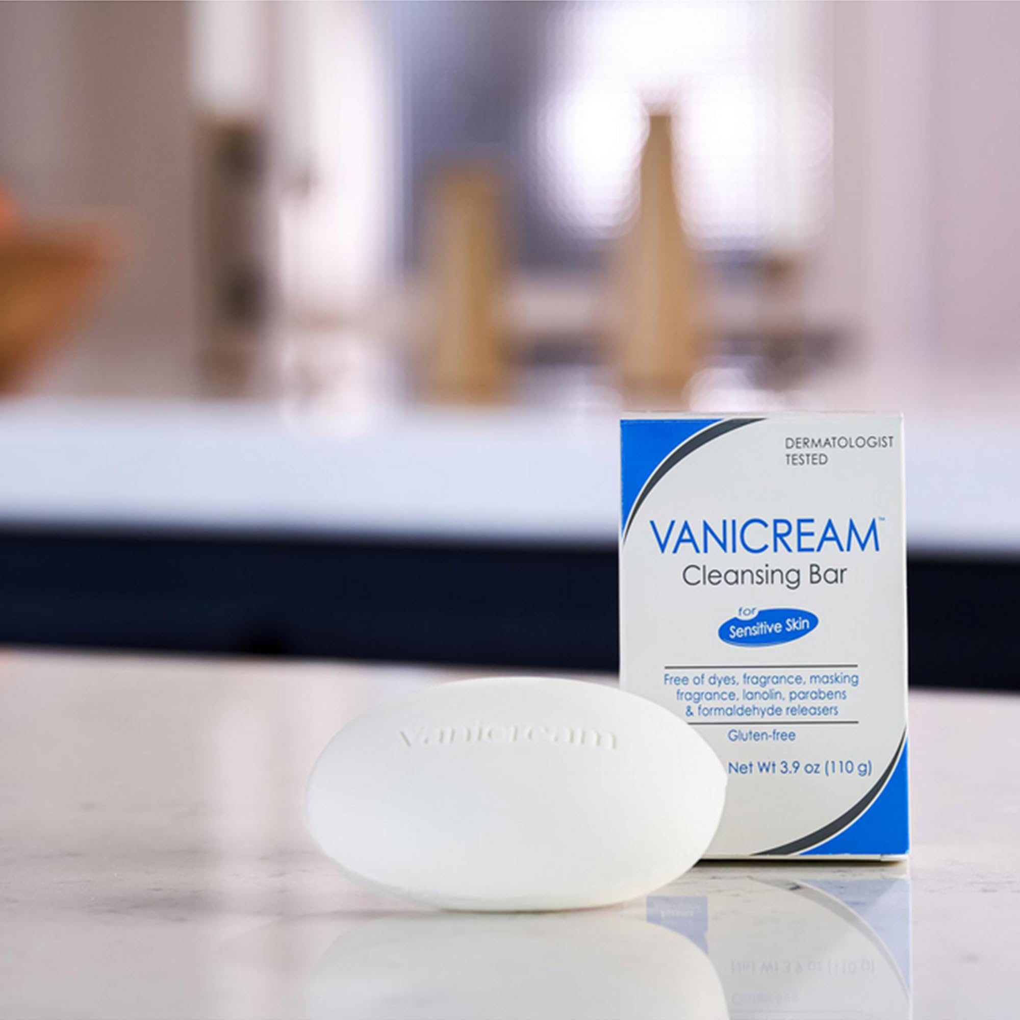 Vanicream Sensitive Skin Bundle Kit - Gentle Cleansing Bar (3.9 oz), Shampoo & Conditioner (12 fl oz Each) - Fragrance Free, Hypoallergenic Skincare & Haircare Set - Perfect for Eczema, Dry Skin & Scalp Care