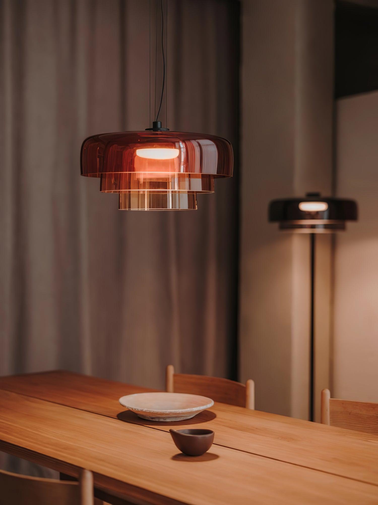 Modern Levels Pendant Light - Adjustable Hanging Fixture for Kitchen Island, Dining Room & Bedroom Lighting - Sleek Contemporary Design with Dimmable LED Bulb Compatibility