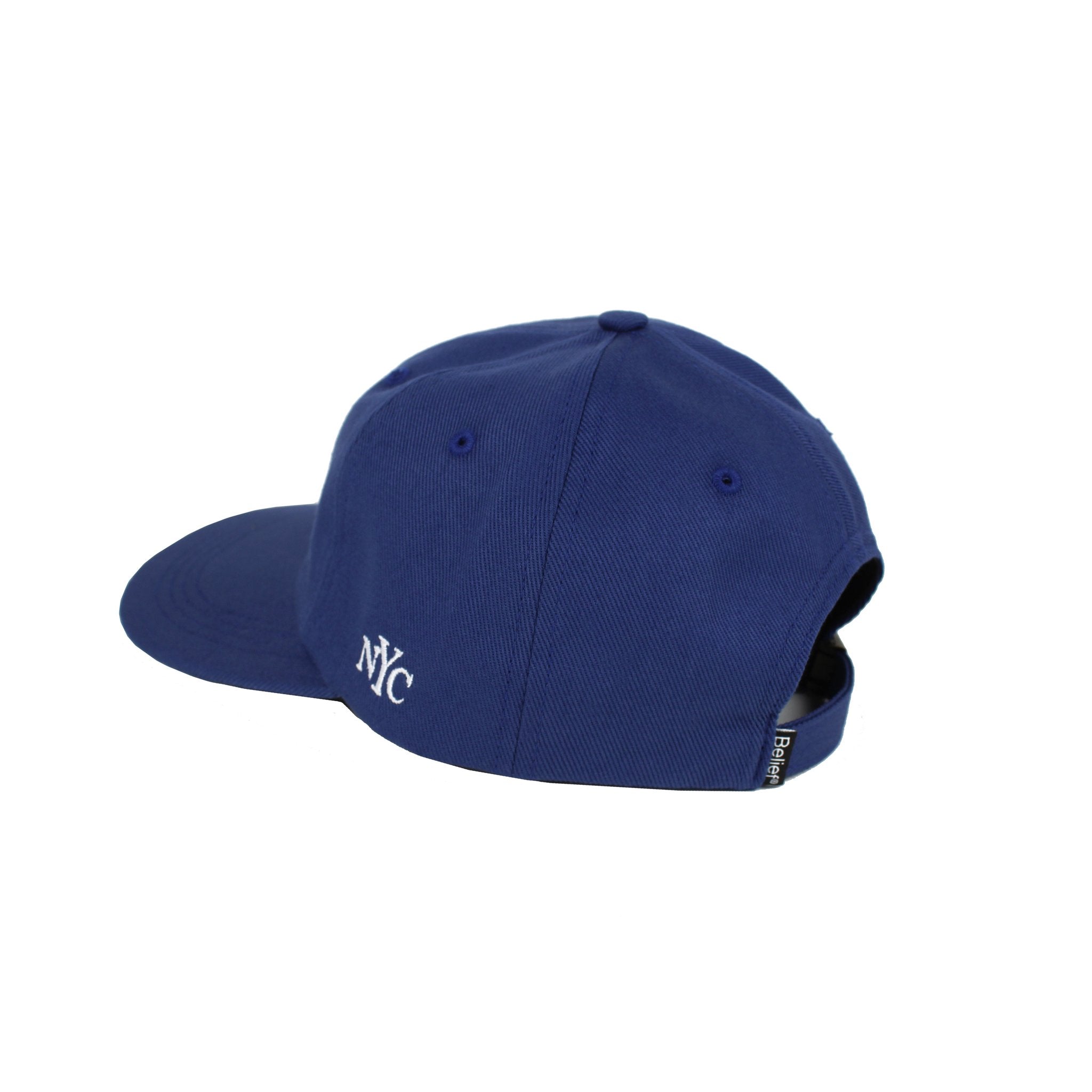 Belief NYC Team Cap - Classic Old Blue Baseball Hat for Men & Women - Perfect for Sports, Outdoor Activities & Casual Wear