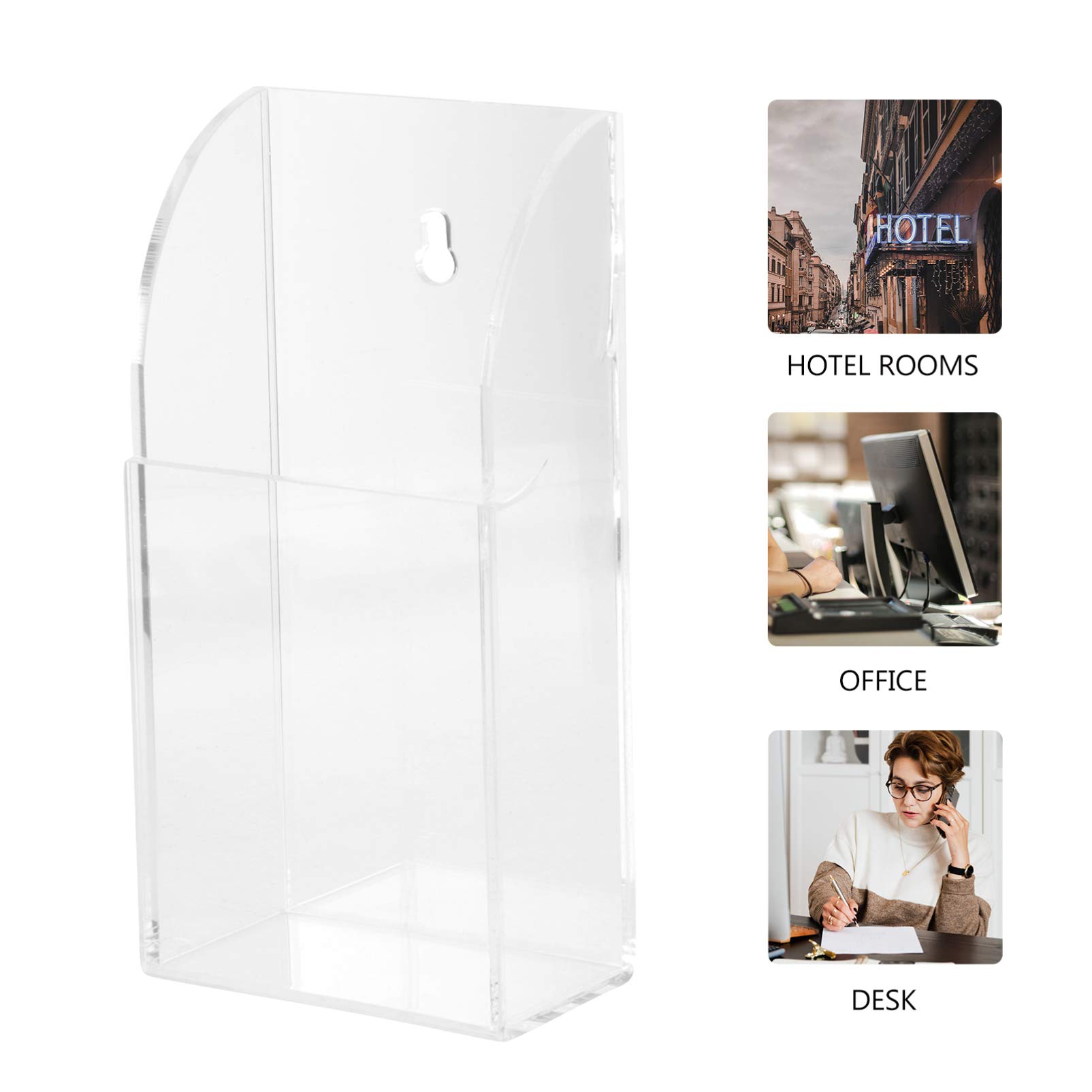 Cabilock Phone Stand Organizer - Wall Mount Storage for Remote & Media - Office & Home Use