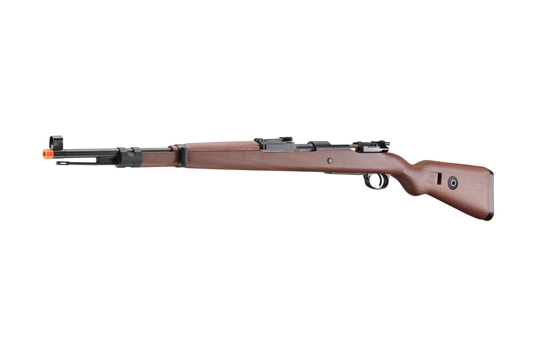 Double Bell WWII Kar 98K Bolt Action Gas Airsoft Rifle - Realistic Wood Finish | WW2 Military Reenactment, Airsoft Battles & Historical Collection