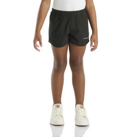 Youth Rugged Flex Ripstop Shorts in Caviar Black - Durable & Comfortable Outdoor Adventure Pants for Hiking & Camping
