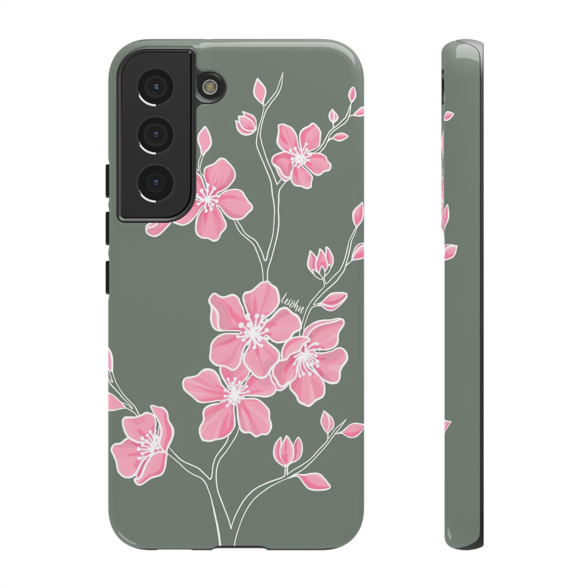 Samsung Galaxy Phone Case with Cherry Blossom Design - Stylish Protective Cover for Everyday Use, Travel & Work