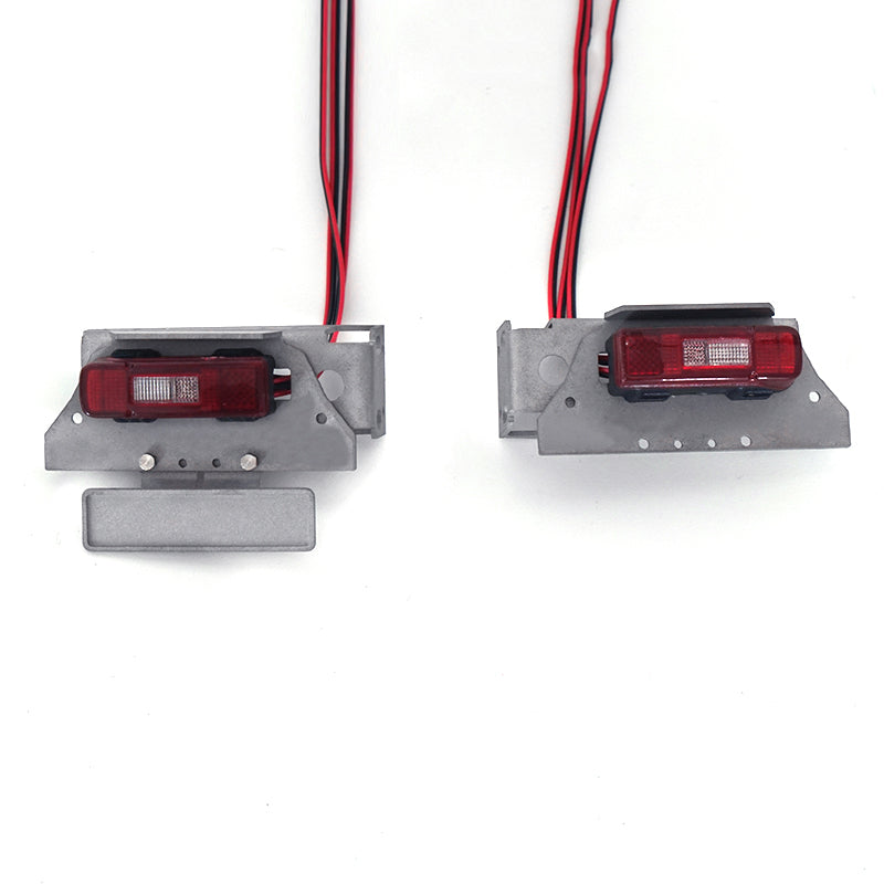 LESU 1/14 Scale LED Taillight Replacement for RC Flatbed Tractor Truck - Compatible with TAMIYA Model Cars - Durable Plastic Construction - Perfect for RC Car Upgrades & Nighttime Racing