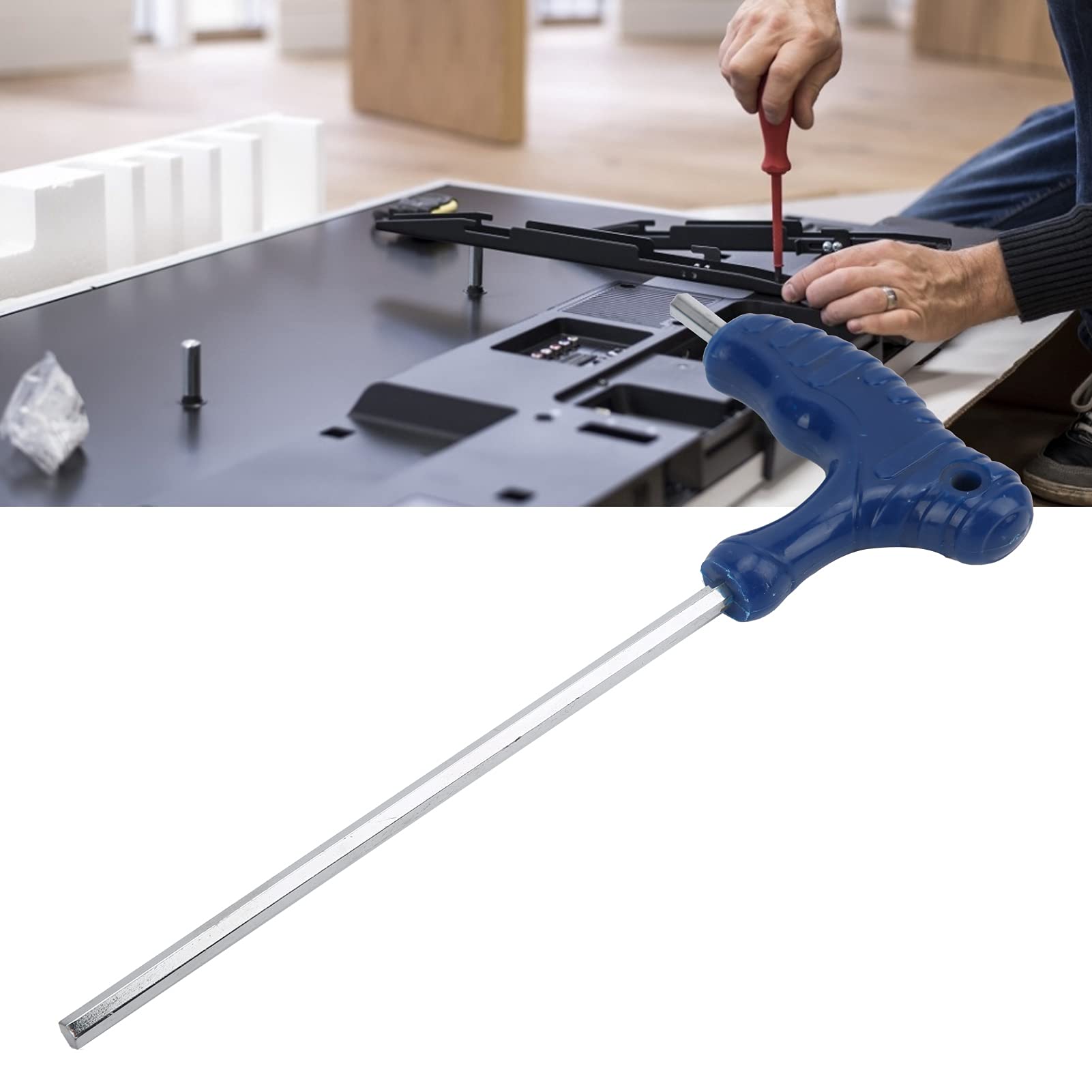 Stainless Steel Hex Key Wrench Set - T-Handle Allen Keys for Industrial Maintenance, Home Repair & DIY Projects | Perfect for Furniture Assembly, Bike Repair & Automotive Work