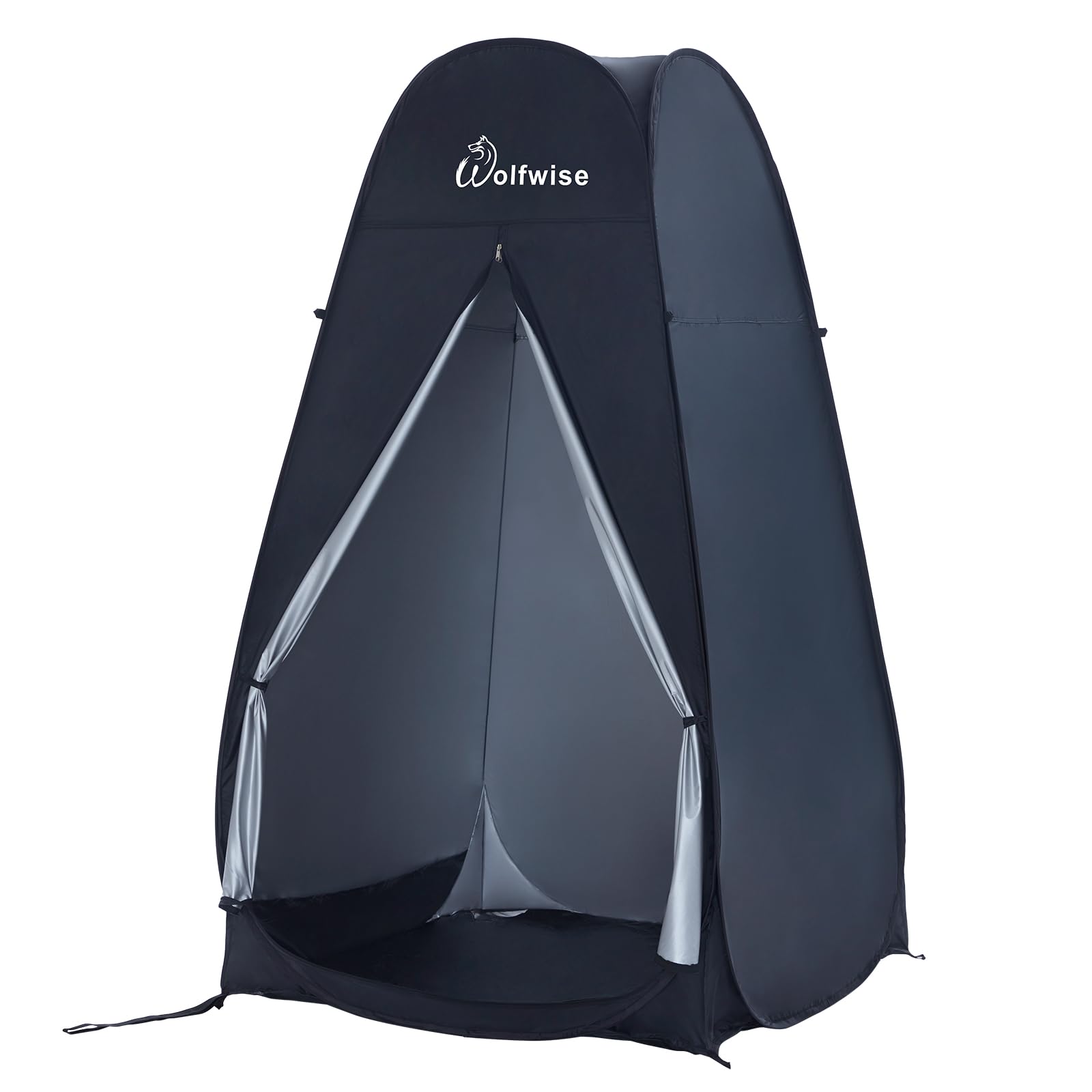 Portable Pop Up Shower Tent - 6.6FT Spacious Privacy Changing Room for Camping, Beach, Hiking & Outdoor Activities | Quick Setup Dressing Shelter for Toilet, Biking & Travel