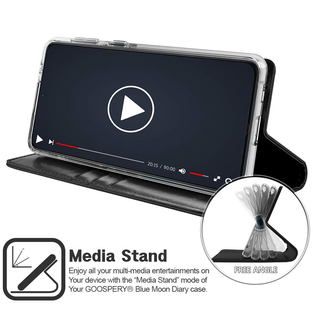 Premium PU Leather Stand Flip Card Holder Phone Case for Samsung Galaxy S21 Plus 6.7