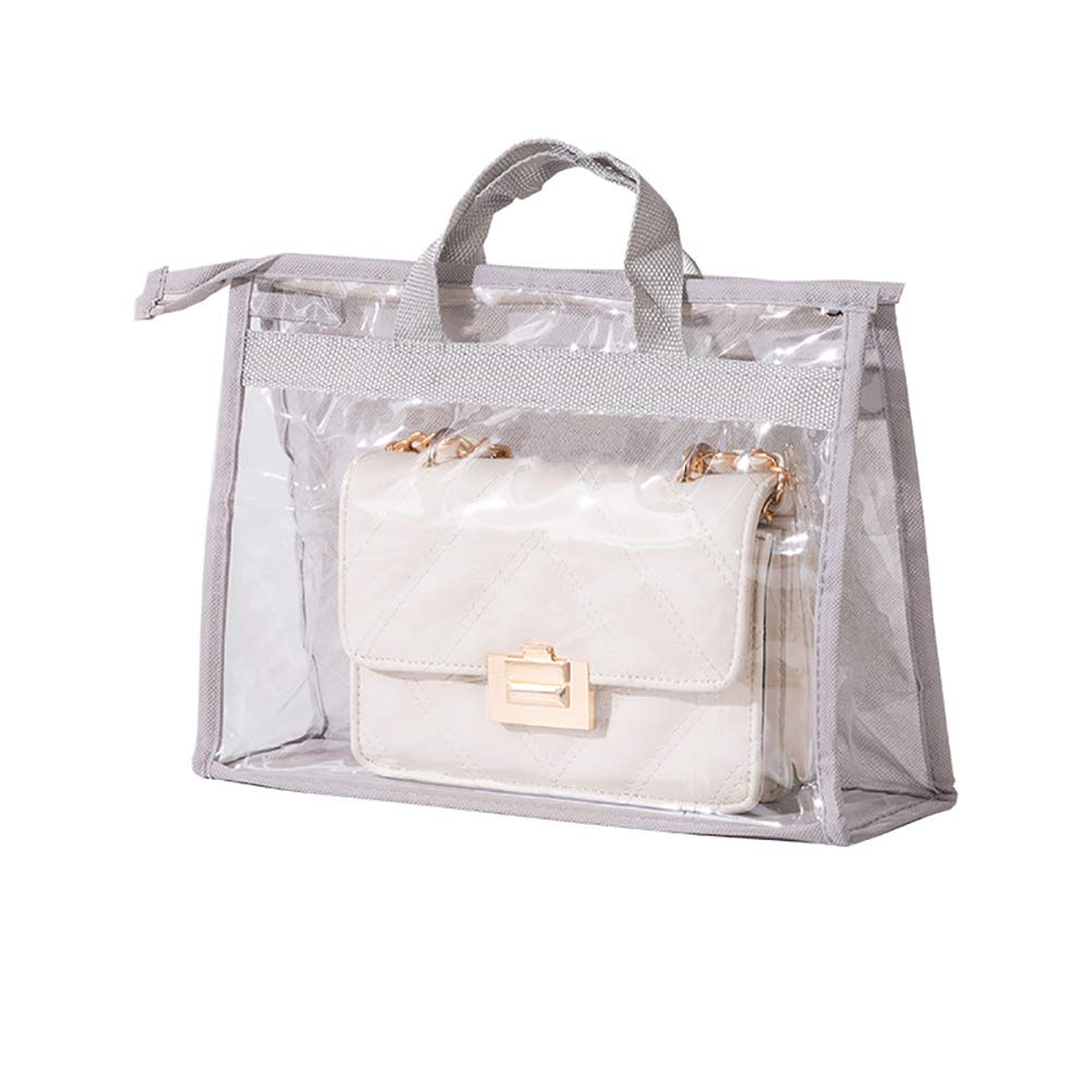 Valcatch Handbag Organizer - Breathable Moisture-Proof Dust Cover with Transparent Design for Purse & Handbag Storage | Perfect for Hanging Closet Organization & Travel Protection