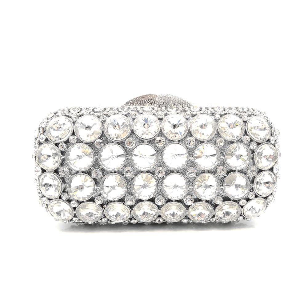 DEBIMY Women's Rhinestone Glitter Clutch Purse - Sparkling Evening Bag for Weddings, Cocktail Parties & 1920s Themed Events | Perfect Bridal Accessory & Prom Handbag