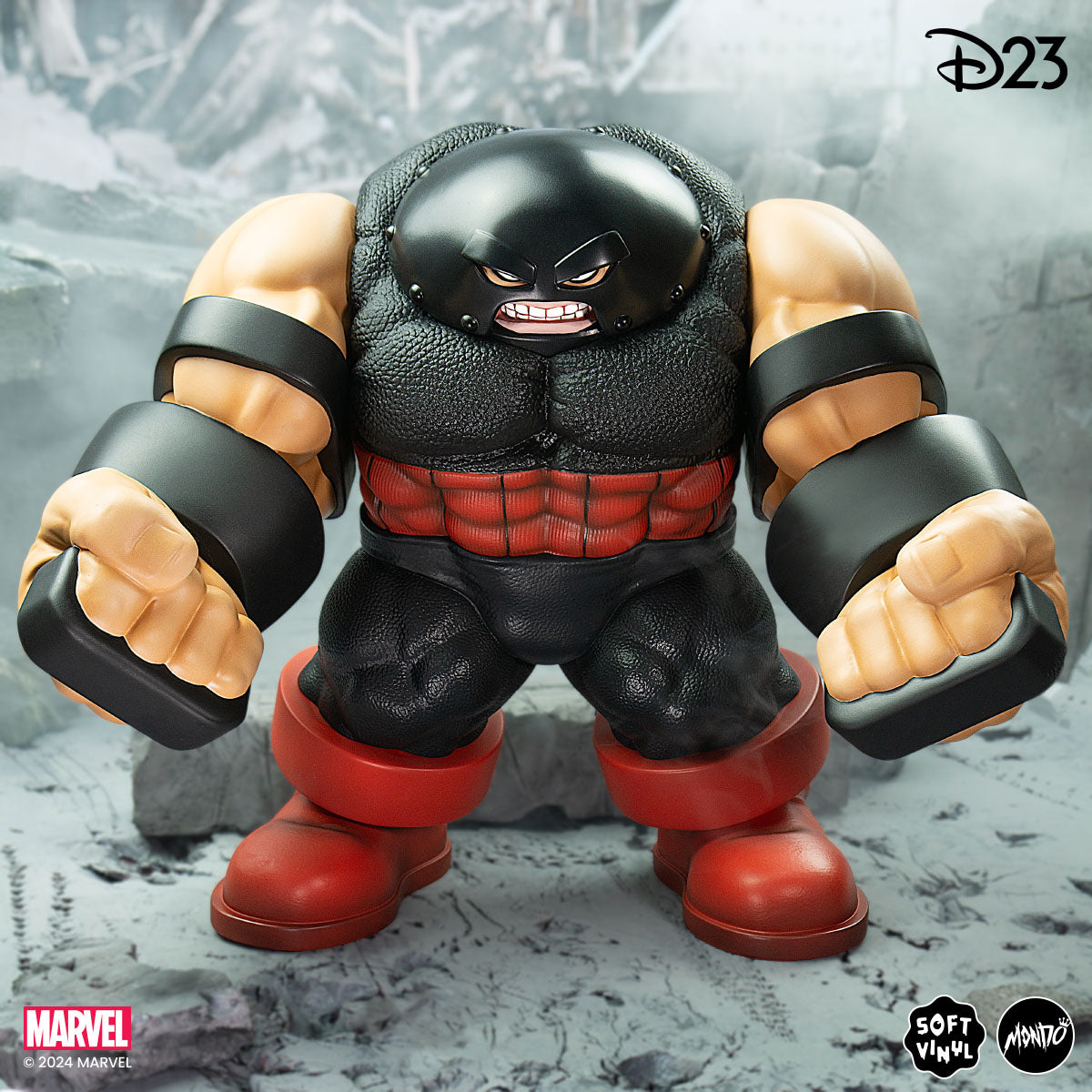 Juggernaut Soft Vinyl Figure - Black Suit Variant Collectible Toy for Marvel Fans | Perfect for Display, Gifts, and Action Figure Collections