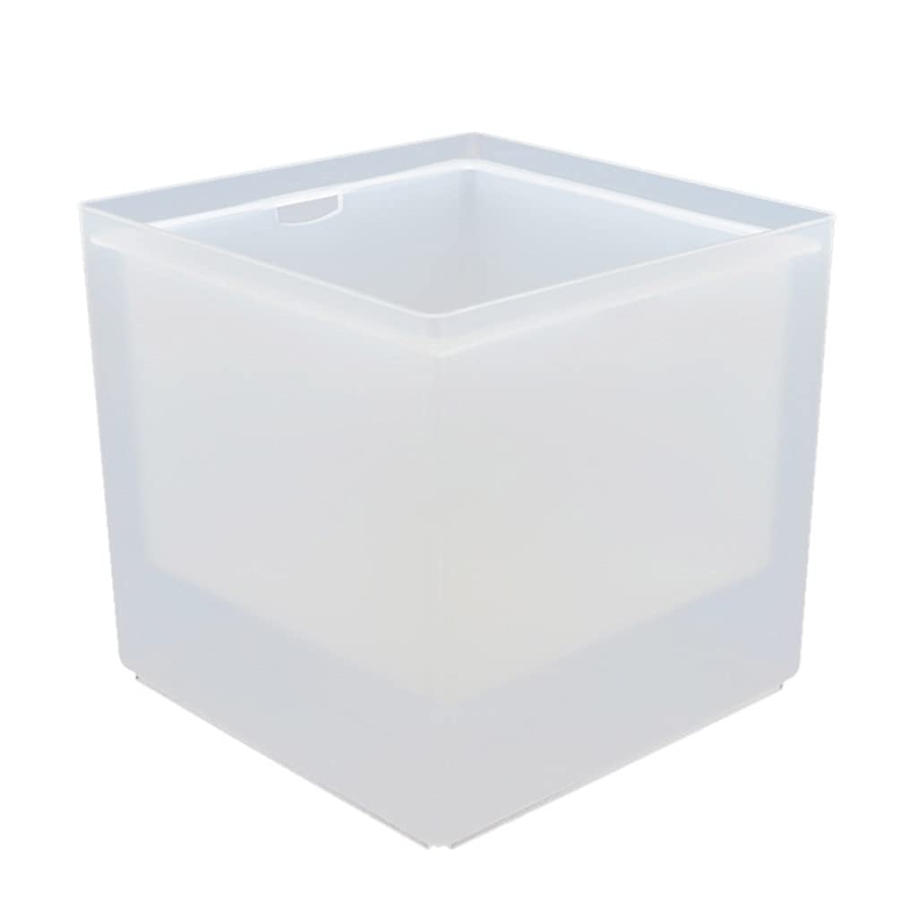 Durable LED Double-Layer Square Ice Bucket - Wine Chiller & Beverage Cooler for Bars, Parties, and Outdoor Entertaining