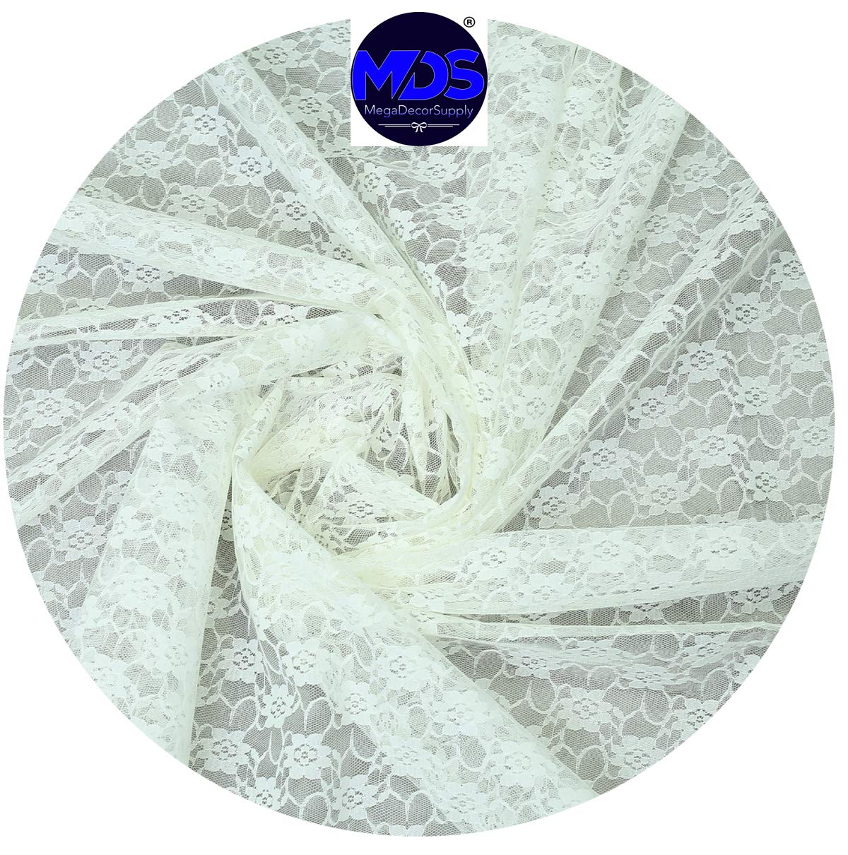 15-Pack Ivory Sheer Lace Table Runners 27