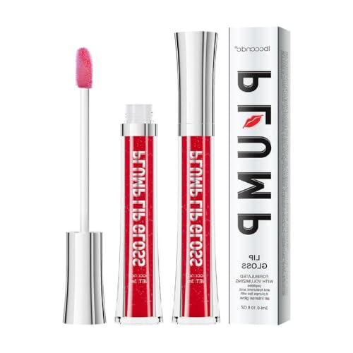 **Plumping Lip Gloss with Hyaluronic Acid - Long Lasting Moisturizing Lipstick for Women & Girls - Waterproof, Enhances Lip Volume - Perfect for Daily Wear & Night Out**
