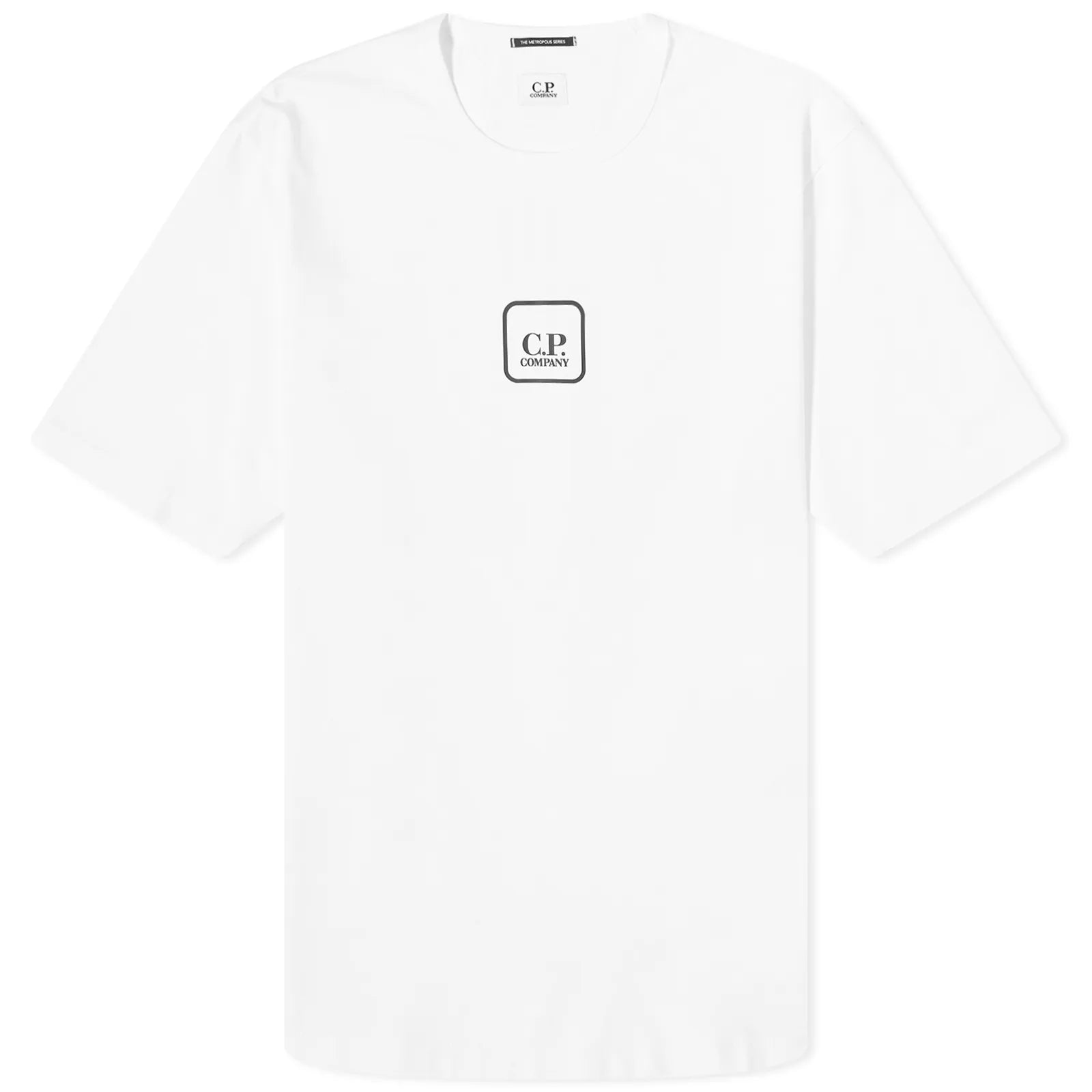 CP Company White Back Logo T-Shirt - Men's Casual Cotton Tee for Streetwear & Everyday Outfits | Perfect for Urban Fashion & Weekend Wear