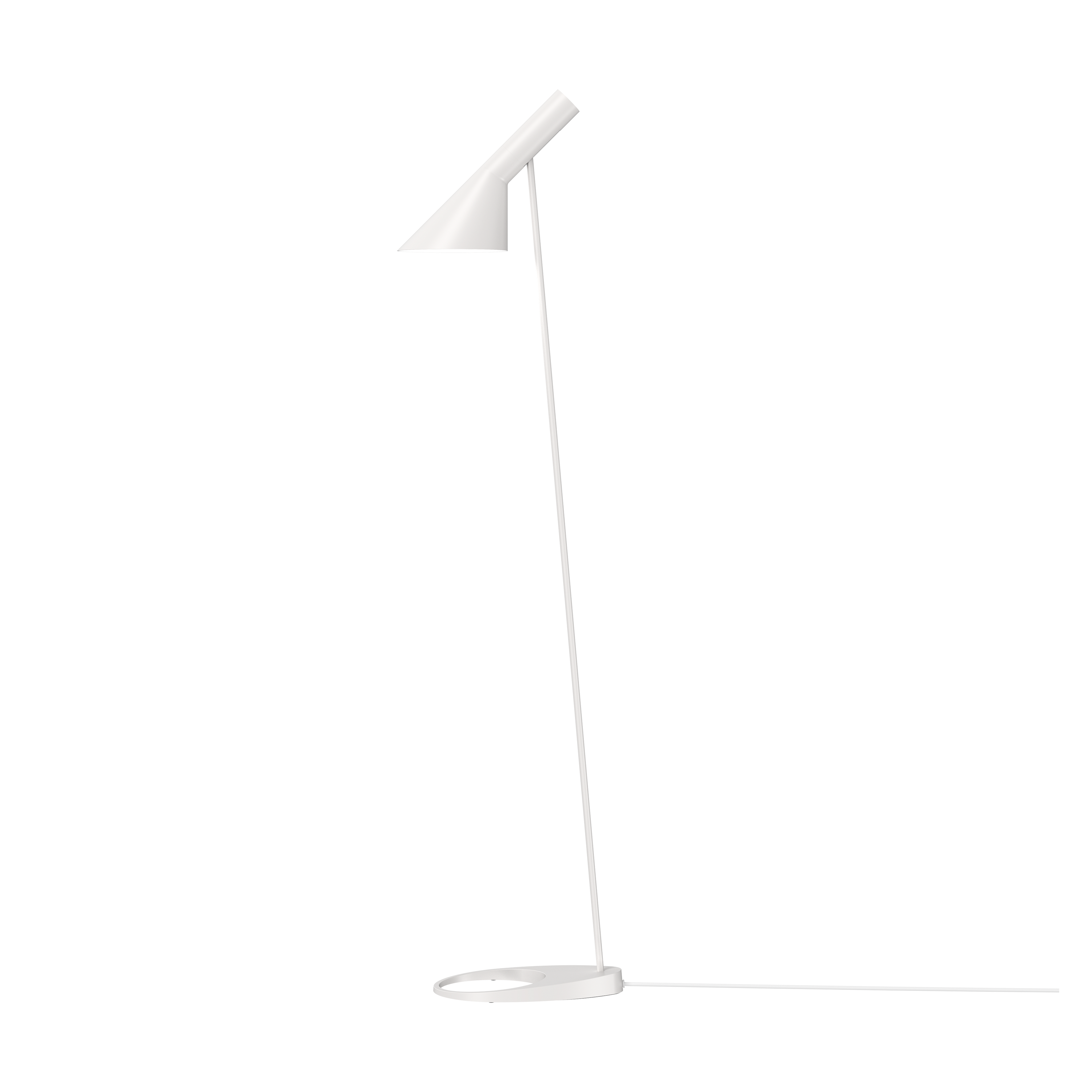 Modern AJ Floor Lamp - Adjustable Height LED Standing Light for Living Room, Bedroom, Office - Warm White & Cool White Dimmable Reading Light with Remote Control - Perfect for Home Decor, Study, and Relaxation